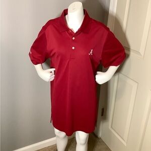 Men Small Ping Performance Alabama Crimson Tide Golf Polo Shirt